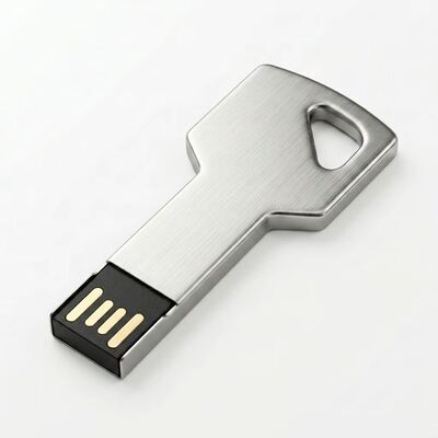Clé USB en alliage de Zinc avec cryptage, conception personnalisée, dispositif de stockage sécurisé Durable, idéal pour les entreprises