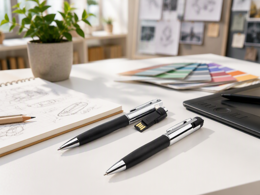 Clé USB stylo durable avec une luminosité de 1500 cd par mètre carré et une fonctionnalité Plug And Play