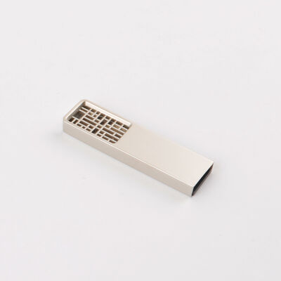 Vitesse d'écriture 2.0 Vitesse 5-10 Mo Disque flash USB métallique Personnalisé Lire le logo USB 2.0 Vitesse 8-15 Mo Dispositif de stockage durable