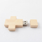 Clé USB en bois en forme de croix Fast Usb 2.0 3.0 1 Go 256 Go