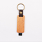 Norme européenne instantanée gravante en refief en cuir en bois du lecteur 80MB/S de Logo Gift USB