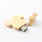 Le bambou d'érable a personnalisé la coupe en bois du bâton 128GB d'Usb par conception adaptée aux besoins du client