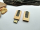 LOGO en bois de graver et d'impression en refief de couleur de cas d'USB de style de prise d'érable en bois d'entraînement