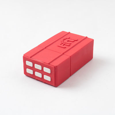 Le chocolat mignon de fraise de pastèque de bâton d'USB de moule ouvert de PVC a formé