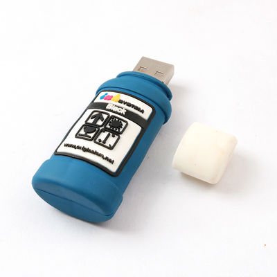 La bouteille d'encre a formé les commandes instantanées faites sur commande USB d'USB 2,0 3,0 H2 examinant 256GB