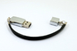Bracelet de lecteur usb en silicone avec coque en métal 256 Go 128 Go 64 Go Corde en cuir 15 Mo/S