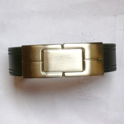 Bracelets usb faits sur commande de Shell en métal 2.0 3.0 vitesse rapide 256GB 30MB/S