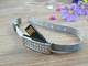 Bracelet en silicone avec coque en métal Bracelet pour lecteur flash USB en cuir 32 Go 128 Go