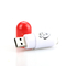 Clés USB personnalisables en plastique en forme de pilule 3,0 80MB/S 32GB 64GB 128GB