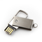 La clé USB 2.0 de torsion en métal tournent la pleine mémoire 64G 128G de 360 ​​degrés