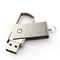 La clé USB 2.0 de torsion en métal tournent la pleine mémoire 64G 128G de 360 ​​degrés