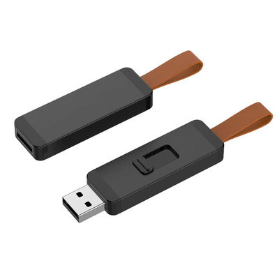 Lecteur instantané en aluminium de vitesse de lecture du logo 4G 20MB/S d'impression d'entraînement instantané d'Usb d'ODM en cuir