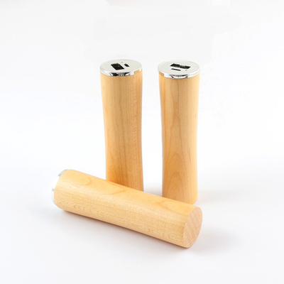 Qualité 2600MAH de batterie de cadeau d'érable bonne de banque portative en bois de puissance
