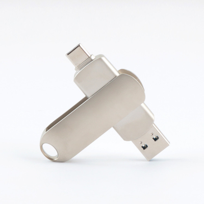 TYPE vitesse rapide instantanée de torsion du lecteur 3,0 64GB 128GB 256GB d'USB en métal de C