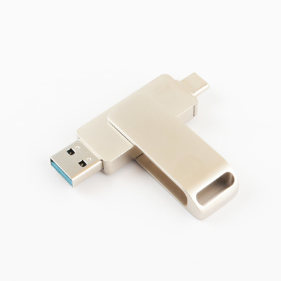Type 256GB à grande vitesse instantané 128GB du lecteur 2,0 et 3,0 d'USB en métal de torsion de C