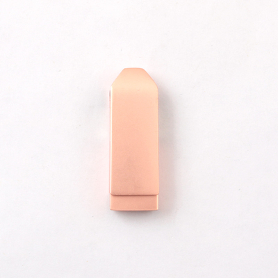 Rose Gold Metal Color torsion USB de 360 degrés conduisent des données de chargement libres
