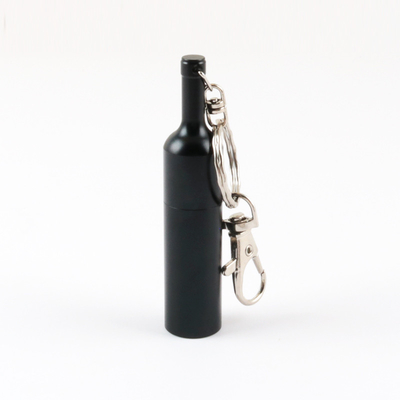 La bouteille de vin a formé la commande instantanée de 3,0 USB avec le logo d'OEM de Ring And en métal
