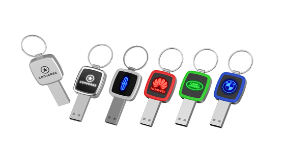 Quand la lecture de la lumière de LED le bâton brillant 32GB 64GB 128GB d'USB de cristal