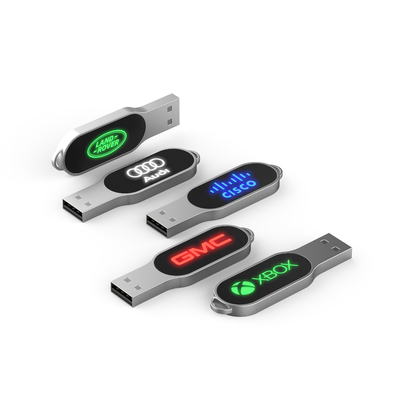 Quand le travail de la lumière de LED le lecteur brillant 32GB 64GB 128GB d'USB de cristal