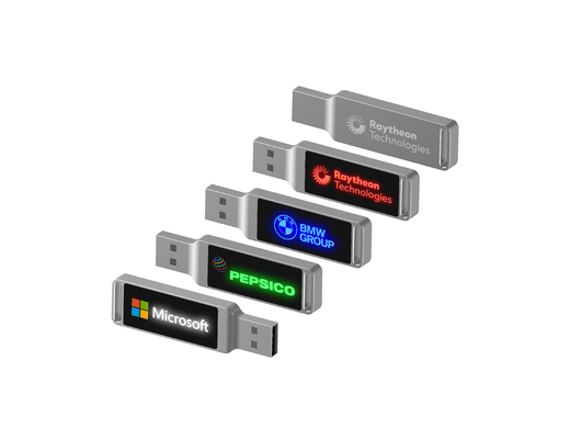 USB 2,0 ou USB 3,0 Crystal Pen Drive 8GB 16GB 32GB 64GB 128GB 256GB