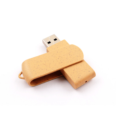 L'éclair de Straw And Plastic 128gb conduit la mémoire d'Usb 3,0 de matériaux recyclables