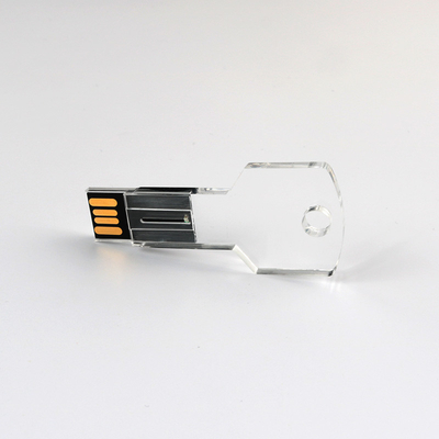 Le lecteur instantané 128GB d'Usb de clé acrylique claire transparente se conforment norme des USA
