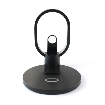 Chargeur sans fil de lampe en plastique à vitesse rapide pour charger les écouteurs de téléphone 15W