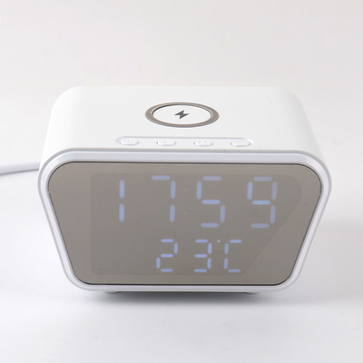 Couleur blanche de chargeur sans fil d'horloge en plastique de vitesse rapide de l'armure 20W d'ABS
