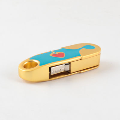 Commande instantanée d'Usb du LOGO 3,0 de coeur, bâtons promotionnels 100MBS de mémoire d'Usb de 512GB 1TB