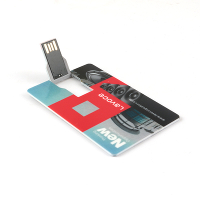 Puces instantanées 80MBS d'UDP du bâton 2,0 de mémoire d'Usb de carte de crédit de rotation de 360 degrés