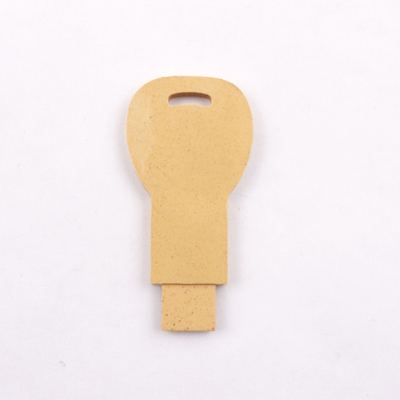 15MB/S 32GB 128GB Recyclables Straw Material Usb Flash Drive 2,0 rapidement