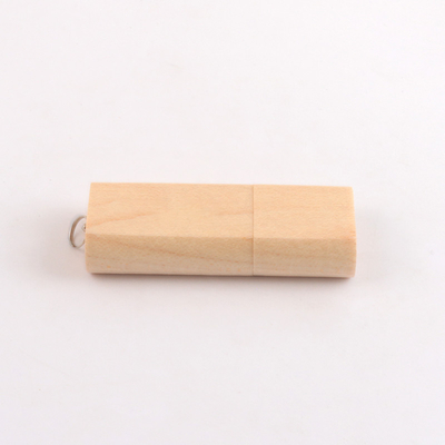 Commande instantanée en bois d'USB d'érable de 15MB/S 32GB 128GB avec petit Ring Usb 3,0