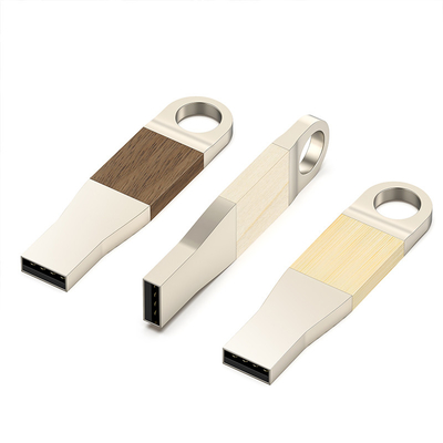 Vitesse rapide 30MB/S 64GB 128GB du lecteur 2,0 instantanés en bois gentils d'USB de conducteur de formes