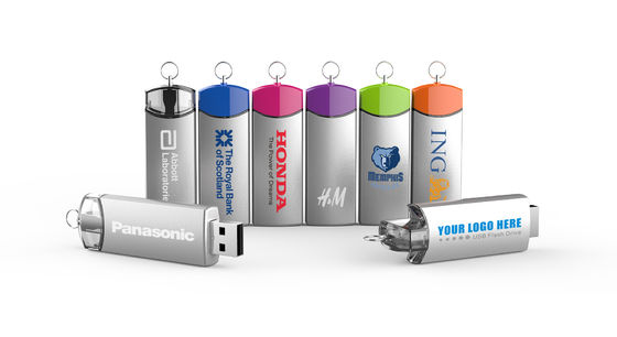 Vitesse rapide instantanée du lecteur 128GB 512GB 100MBS d'USB en métal matériel en alliage de zinc d'Usb 3,1
