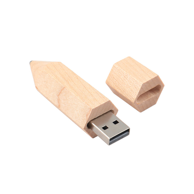 Pneau en bois d'érable en forme de clé mémoire USB Impression ou gravure de logo personnalisé