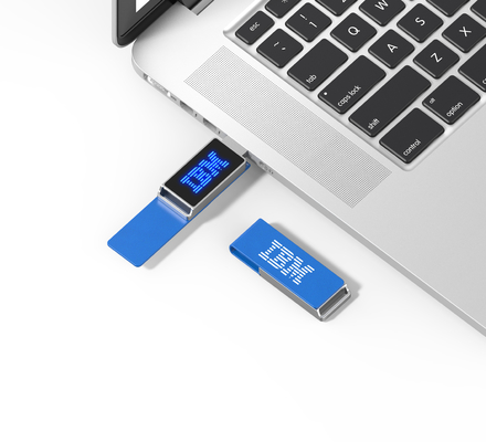 Avec gravure de logo LED en cuir USB 2.0 3.0 64 GB 128 GB 256 GB 30 MB/S