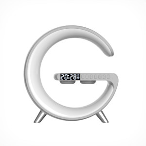 Chargeur sans fil multifonctionnel à entrée 5V/2.1A pour appareils dotés de QI et de lumière LED