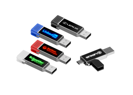 Petite boîte blanche OTG Flash Drive USB Le parfait compagnon d'affaires