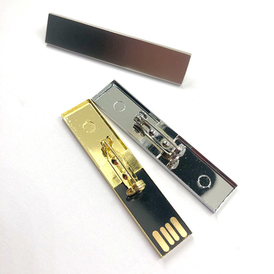 Impression du logo CMYK dans les 2 heures USB métallique antichoc pour antichoc