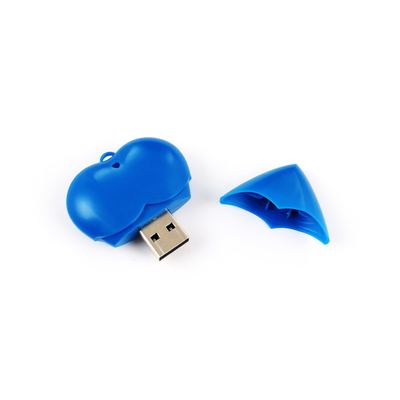 Disque flash USB en plastique étanche avec revêtement en huile de caoutchouc