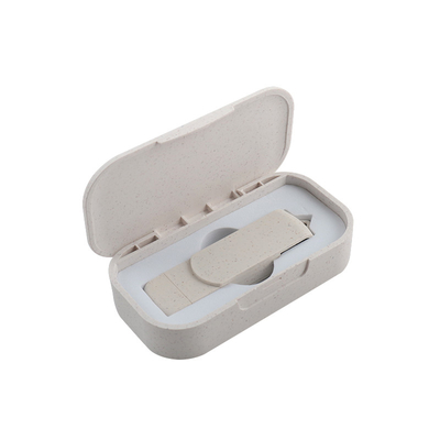 Boîte de matériel recyclable Disque flash USB avec type C 3.0 Dispositif de stockage de données protégé par mot de passe