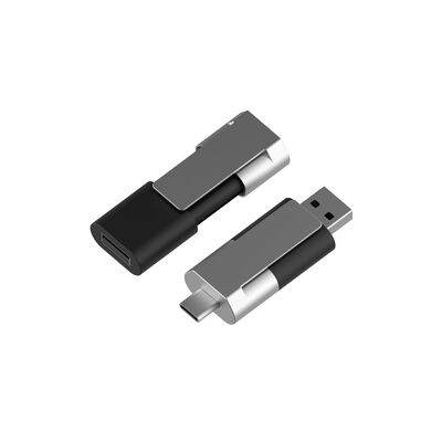 Mot de passe de données activé Type C OTG clé USB métal plastique plage de température de fonctionnement de moins 10 Celsius à 60 Celsius