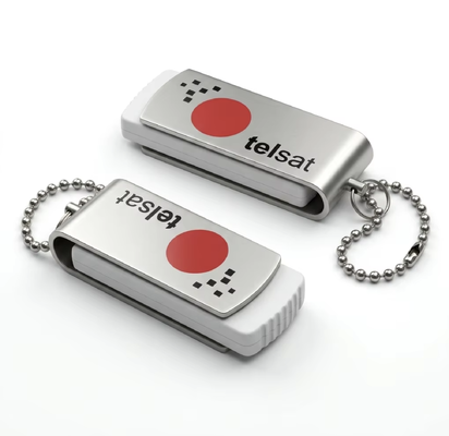 Mémoire USB en plastique fournissant 10 ans de stockage de données Parfait pour les professionnels et le transfert de données USB en plastique avec porte-clés