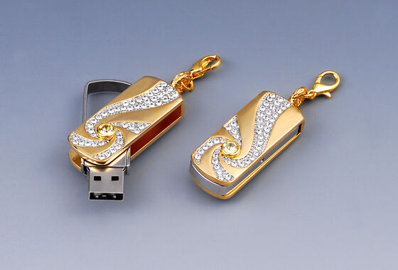 Clé USB 3.0 en forme de collier en cristal, appareil portable et compact, parfait pour la gestion des données et le partage rapide de fichiers