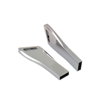 Disque flash USB métallique résistant à l'eau avec vitesse USB 3.0 et logo personnalisable pour un stockage sécurisé des données