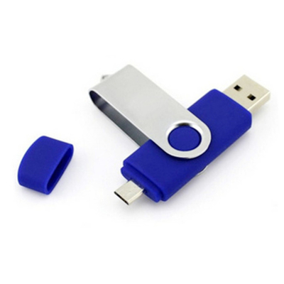 Lecteurs flash USB OTG du téléphone Android 2.0 3.0 7cm de longueur de téléchargement des données 64GB