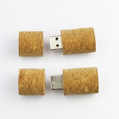 Bouchon de bouteille de vin rouge Clé USB en bois 3.0 128 Go 80 Mo/S