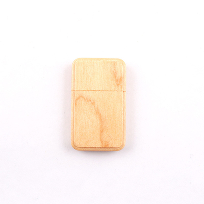 256 Go 512 Go 1 To Clé USB en bois d'érable 2.0 Mémoire complète