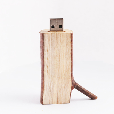 Lecteur instantané 2,0 d'USB de racine d'arbre écologie 128GB en bois 256GB de 3,0 originaux