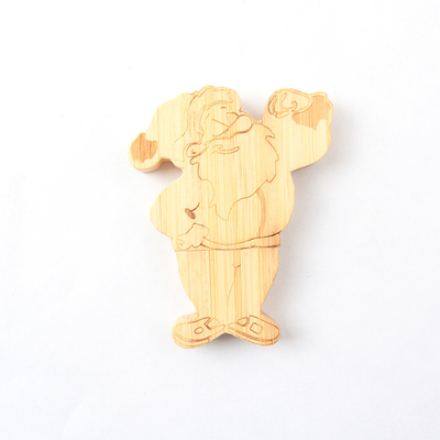 Le bambou d'érable a personnalisé la coupe en bois du bâton 128GB d'Usb par conception adaptée aux besoins du client